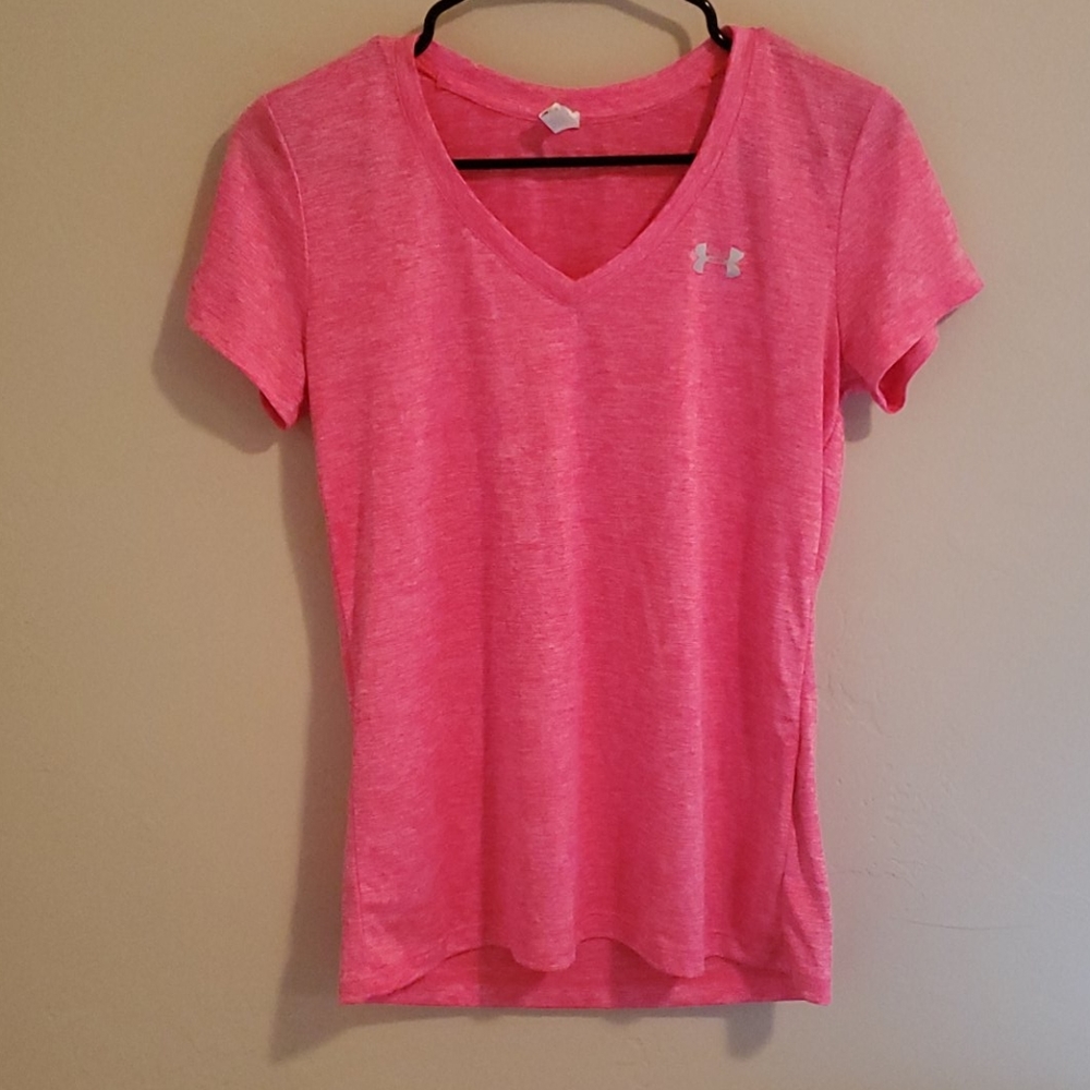under armour top short sleeve v neck